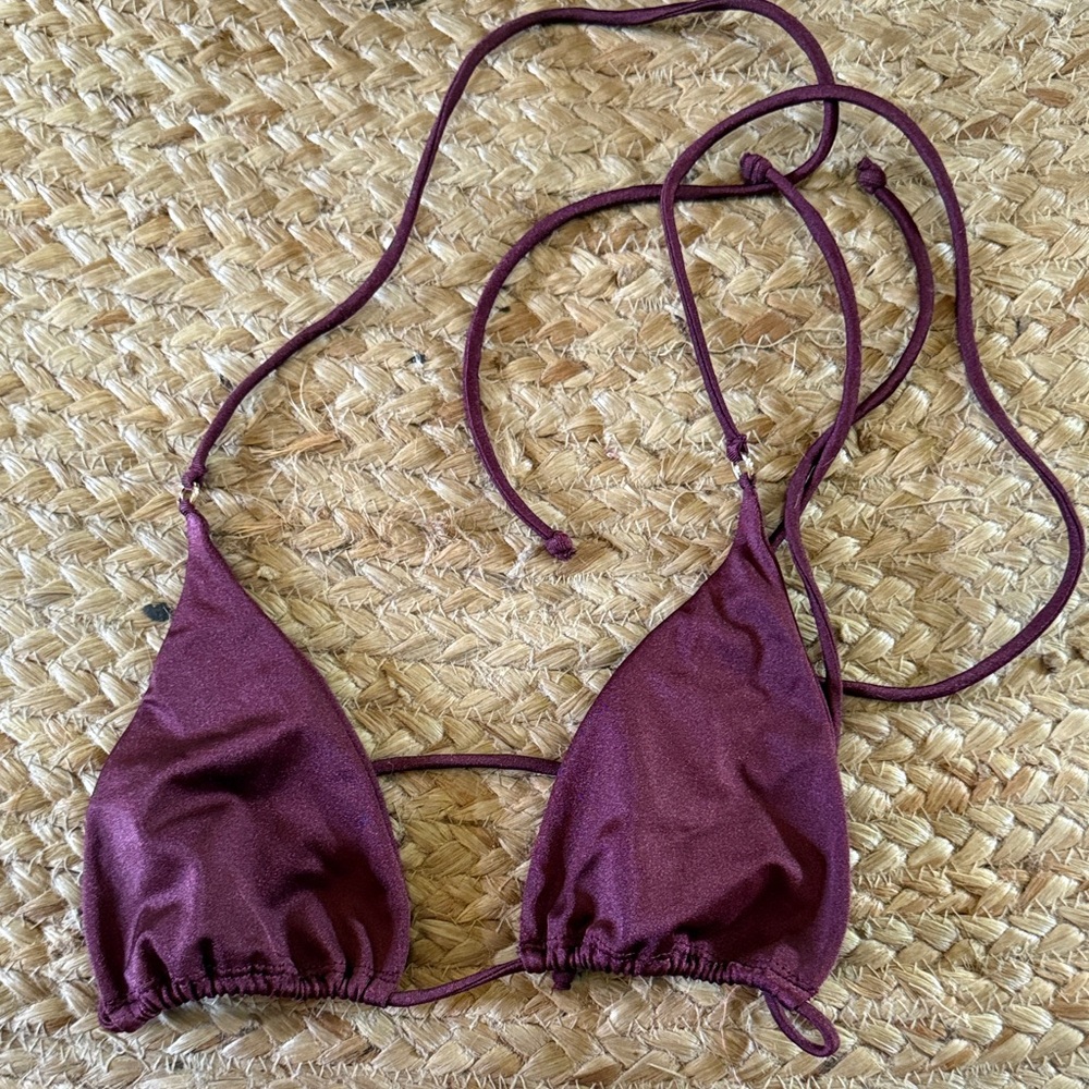 Elegant Purple Bikini Top
